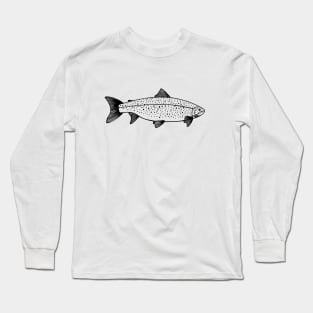 Landlocked Salmon - Ouananiche Salmon - fish design Long Sleeve T-Shirt